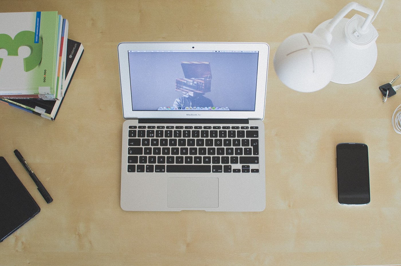 A laptop computer on a desk; illustrative image, not a VIP OUTLET product photograph